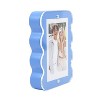 New View Wavy Photo Frame Blue - 2 of 3