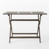 PAGED Square Portable Table Modern Wooden Patio Folding Table for Indoor and Outdoor, Space Saving - 4 of 4