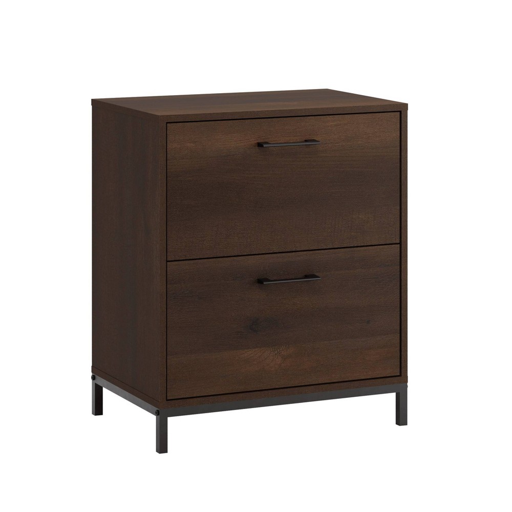 Photos - File Folder / Lever Arch File Sauder 2 Drawer North Avenue Lateral File Cabinet Smoked Oak - : Legal-Size 