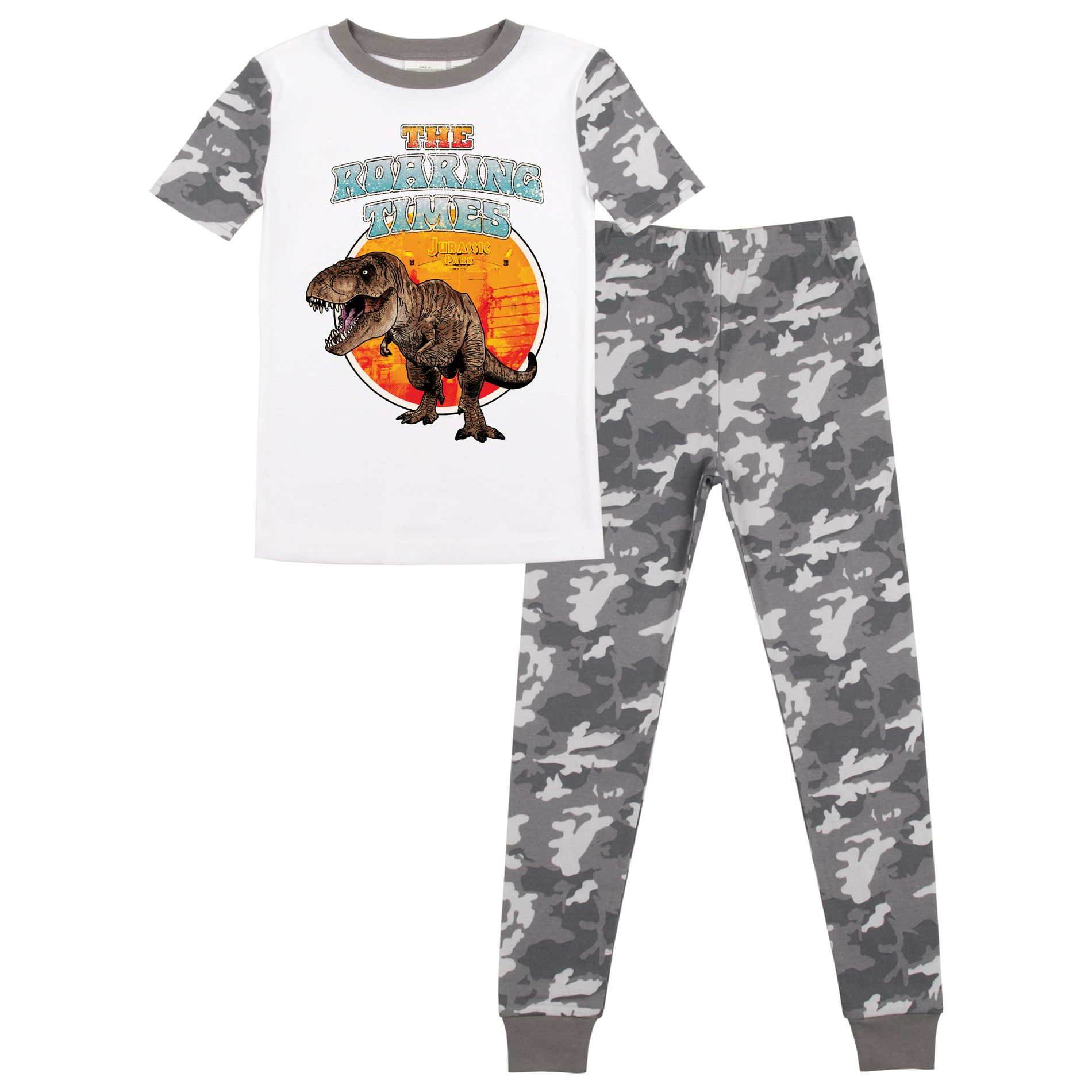 Jurassic Park T-rex Sun Boy’s 2-Pack Pajama Set
