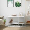 ONWITH Wooden Cat Litter Box Enclosure & House, Kitty Hidden Washroom, with End Table Design - 2 of 4