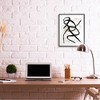 Stupell Industries Abstract Paint Strokes Black Brown Framed Giclee Art, Black, 24" x 30" - 3 of 4