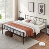 14 Inch Bed Frame with Headboard and Footboard_Black/White/Pink - 4 of 4