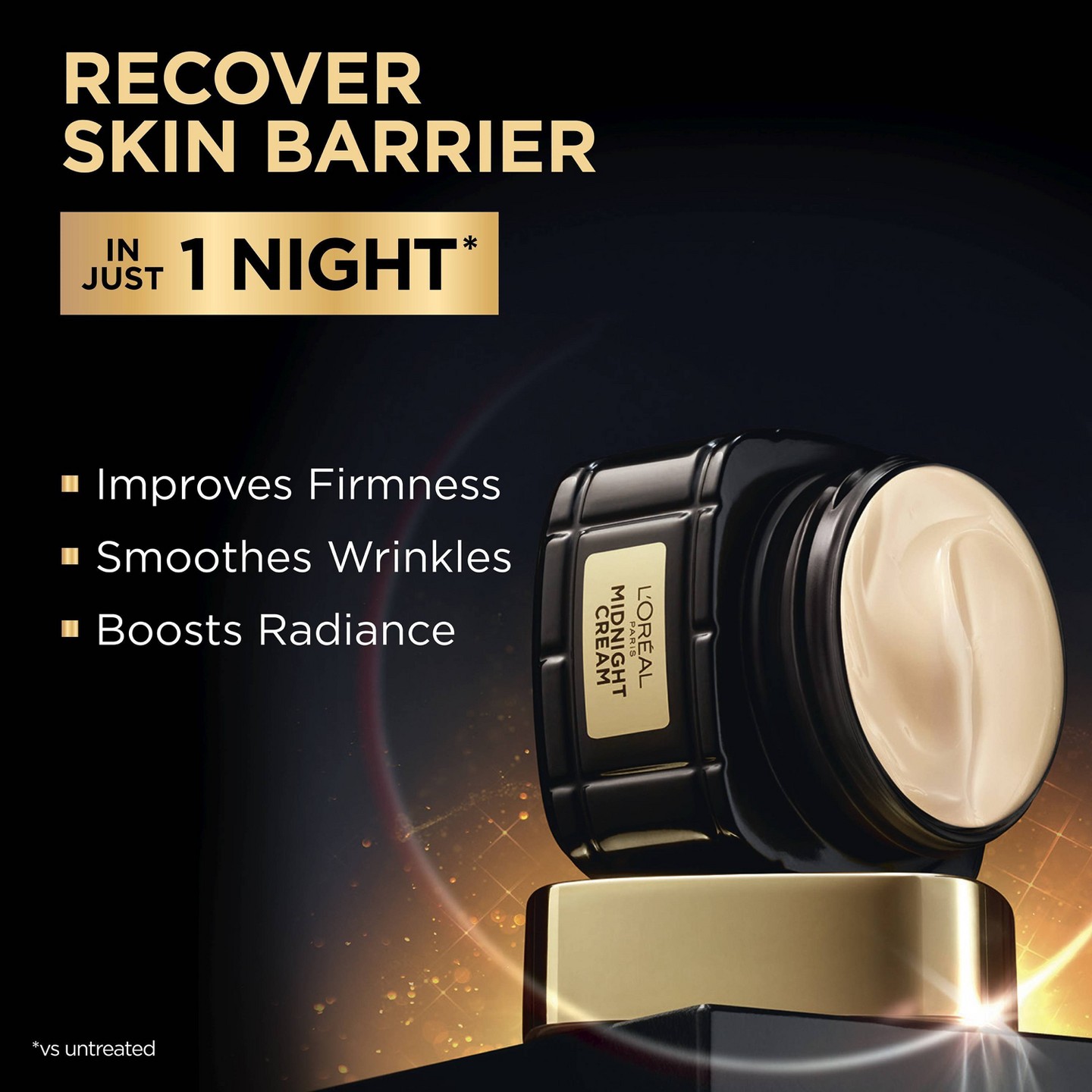 Ночной крем для лица L'Oreal Paris Age Perfect Cell Renewal Midnight, 1.7 oz, цвет: Кремовый — фото 5