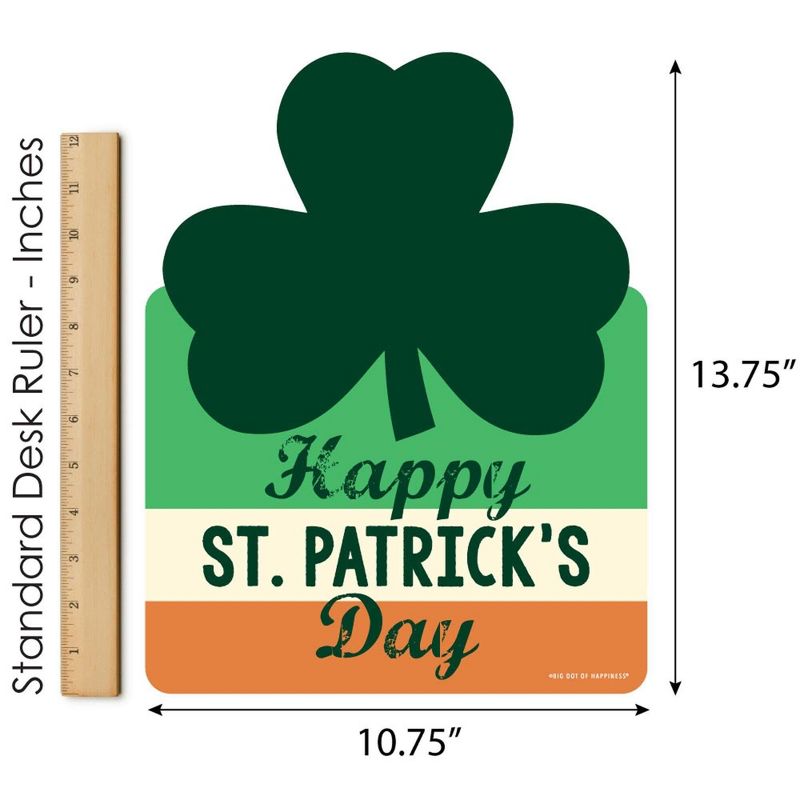Big Dot of Happiness St. Patrick's Day - Outdoor Lawn Sign - Saint Paddy's Day Party Yard Sign - 1 Piece, 5 of 9