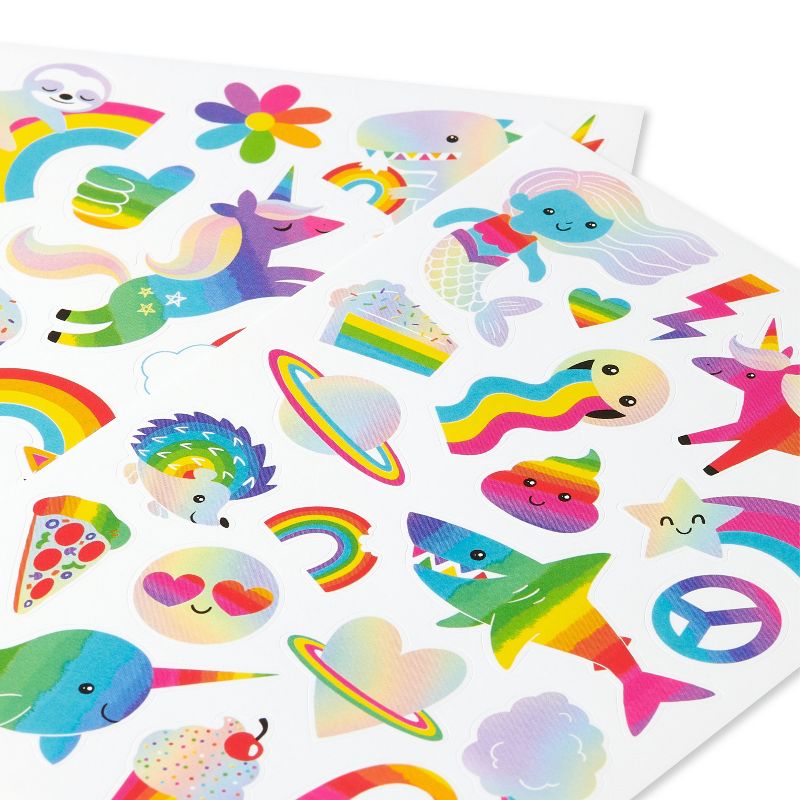 156ct Rainbow Stickers, 3 of 6