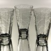 Slickblue Unique Diamond Pattern Clear 16 oz. Glass Tumbler Set - Set of 6/12 - 3.6” x 5.7” - 3 of 4