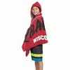 22"x51" NCAA Wisconsin Badgers Hooded Youth Beach Towel - 2 of 3