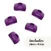 Command 5pk Damage-Free Transparent Cord Clips - 3 of 4