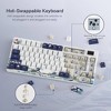 Evo Bytes White 75% Mechanical Gaming Keyboard - 2 of 4