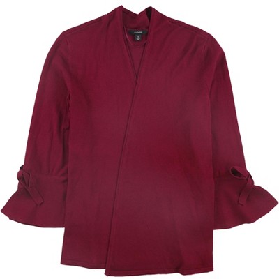 Alfani Womens Tie-Sleeve Cardigan Sweater
