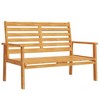 vidaXL Garden Sofa Bench Natural Wood Solid Acacia Wood Medium Durable - 2 of 4