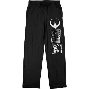 Star Wars: Andor Cassian Men's Black Sleep Pajama Pants