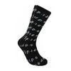 HYP Friends How You Doing and Logo Adult Novelty Crew Socks | 2 Pairs  | Size 6-12 - 3 of 4
