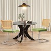 NicBex Armless Dining Chair Set of 2 Modern Comfy Velvet Accent chair with Metal Legs - 4 of 4