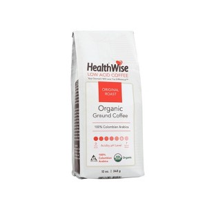 HealthWise Low Acid Organic Ground Coffee - 1 of 4