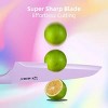 Knife Set with Kitchen Cutting Board, 30 Piece Colour Coding Stainless Steel Boxed Knives Set with Kitchen Shears, 14 Knives with 14 Blade Covers - 4 of 4