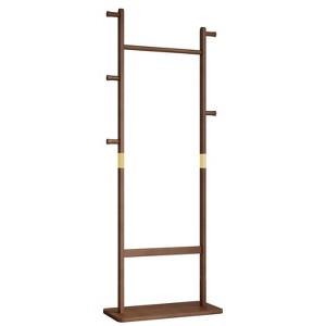 OUTSUPPLY Solid Wood Coat Rack, Easy Assemble, Space-Saving for Bedroom, Entryway, Living Room, Durable & Stylish - 1 of 4
