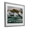 Stupell Industries Wild Coast with Turbulent Waves Framed Print Under Glass Art - 2 of 4