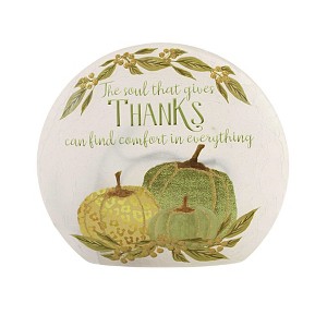 Stony Creek 6.5 Inch Beautiful Bounty Pre-Lit Orb Autumn Thanksgiving Novelty Sculpture Lights - 1 of 3