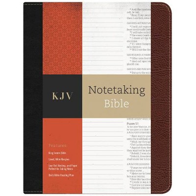 Notetaking Bible-KJV - by  Holman Bible Publishers (Hardcover)