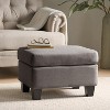 OUTSUPPLY Ottoman Footstool, Compact & Stylish Accent Piece for Living Room, Bedroom or Office - 3 of 4