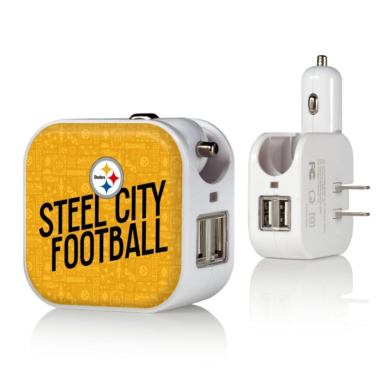 Keyscaper NFL 2024 Illustrated Limited Edition 18-Watt 2 in 1 USB Charger, 1 of 2