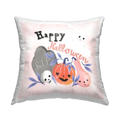 Stupell Industries Happy Halloween Smiling Festive Gourds