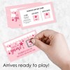 Big Dot of Happiness It's a Girl - Pink Baby Shower Game Scratch Off Cards - 22 Count - 2 of 4