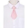 INSPIRE CHIC Women's Pre-tied Solid Color Adjustable Short Tie - 4 of 4