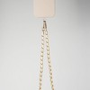 Hello Lux Gold Tone Chain with Faux Leather Phone Crossbody Strap - White - 2 of 4