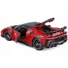Ferrari SF90 XX Stradale Red with Black Top "Race and Play" Series 1/24 Diecast Model Car by Bburago - 3 of 4