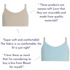 Bleum Neutral Bamboo Girls' 2-1 Reversible Adjustable Dual Layer Seamless Bralette - 4 of 4