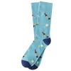 Men's Blue Color Novelty Socks - 3 of 3