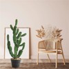32 Inch Artificial Cactus Plant With Planter Desert Cacti Artificial Cactus Artificial Floor Plant In Pot For Home Office Garden Indoor Outdoor Decor - 3 of 4
