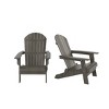 WestinTrends Tuscany HIPS¬¨‚Ä†Outdoor¬¨‚Ä†Patio¬¨‚Ä†Folding¬¨‚Ä†Adirondack¬¨‚Ä†Chair (Set of 2) - 4 of 4
