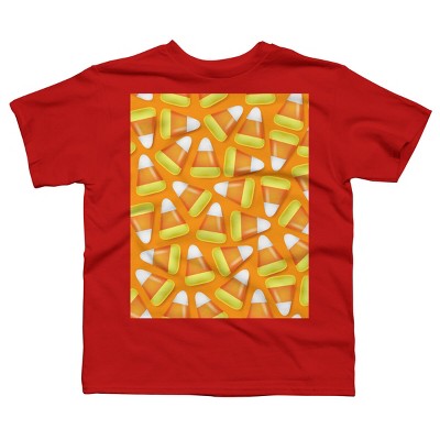 Boy's Design By Humans Halloween Candy Corn By NewburyBoutique T-Shirt