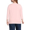 Lands' End Women's 3/4 Sleeve Cotton Supima Tunic - 2 of 3