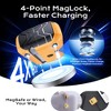 HTUTWOO Airpods Pro 3rd Automatic Opening Protective Case Full-Body Protective with Built-in Magnets and Carabiner - 3 of 4