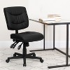 Emma and Oliver Mid-Back Black LeatherSoft Multifunction Swivel Ergonomic Task Office Chair - 2 of 4