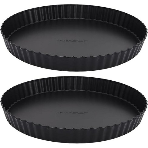 NutriChef 2-Piece Nonstick Round Tart Baking Pans with Removable Bottoms - image 1 of 1