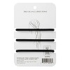 Kristin Ess The Vegan Leather Bows Hair Elastic - 3ct - 2 of 4