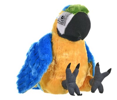 Wild Republic Cuddlekins Blue & Yellow Macaw Stuffed Animal, 12 Inches ...