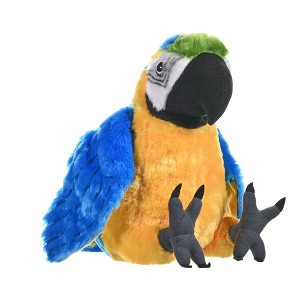 Wild Republic Cuddlekins Blue & Yellow Macaw Stuffed Animal, 12 Inches - 1 of 4