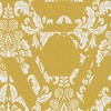 Geo Damask Yellow Geometric Paste the Wall Wallpaper - 4 of 4