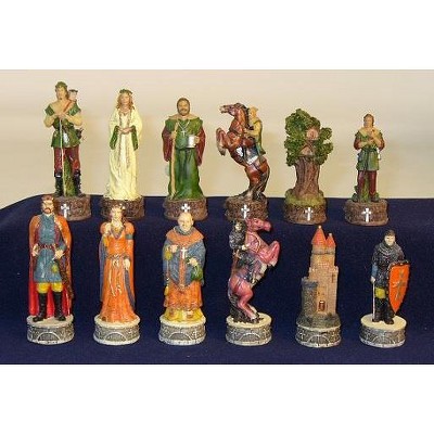 3" Robin Hood Resin Chessmen Board Game
