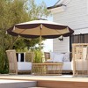 Outsunny 9FT Patio Umbrella, UPF 50+ Outdoor Market Umbrella with 8 Ribs, Vented Outdoor Table Umbrella for Deck, Backyard and Lawn - 2 of 4