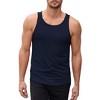 Men's 3 Pack Sleeveless Tank Tops Workout Shirt Quick Dry T-Shirts Casual Vest - 3 of 4