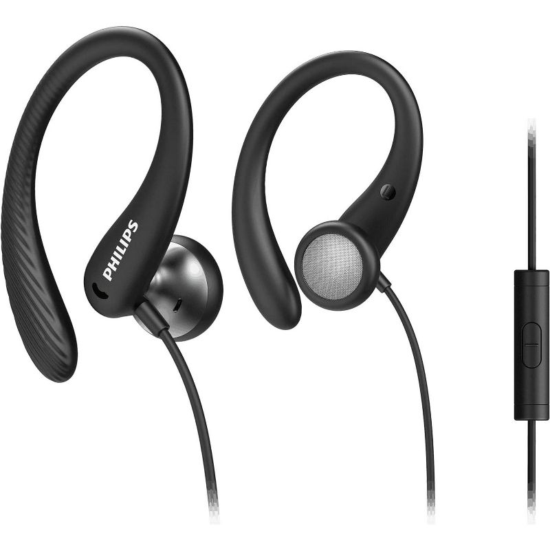 Philips Ear-Hook sports headphones with mic TAA1105BK, 1 of 9