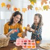 JDICTION 2 Pcs Halloween Pumpkin Silicone Molds, Fall Maple Leaf & Acorn Chocolate Molds for DIY Cake, Candy, Jelly, Wax, Ice - 3 of 4